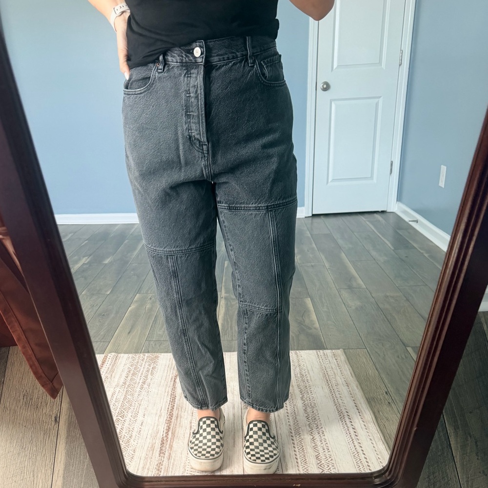 Pacsun High Rise Straight Black Jeans sz 30